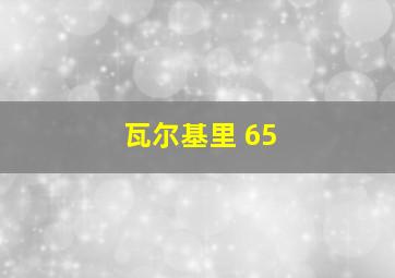 瓦尔基里 65